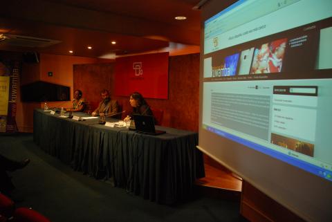 2. Presentación del portal multimedia KUWAMBA de Casa África por Estefanía Calcines, Jefa del Área Web y Mediateca online