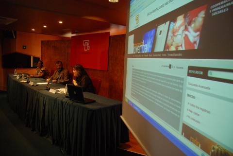 4. Presentación del portal multimedia KUWAMBA de Casa África por Estefanía Calcines, Jefa del Área Web y Mediateca online