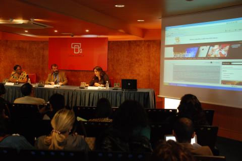 8. Presentación del portal multimedia KUWAMBA de Casa África por Estefanía Calcines, Jefa del Área Web y Mediateca online