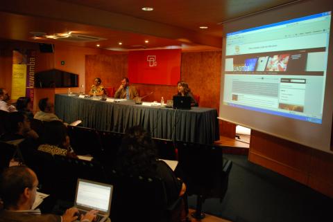 11. Presentación del portal multimedia KUWAMBA de Casa África por Estefanía Calcines, Jefa del Área Web y Mediateca online