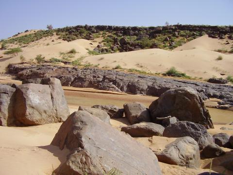 34.	Paisaje de Tidjikja (Mauritania, 2005)