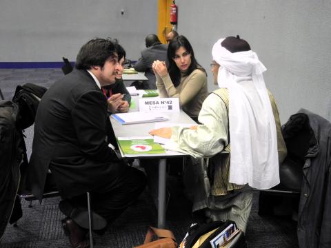 22. Mesas de negociaciones en INVESTOUR 2012