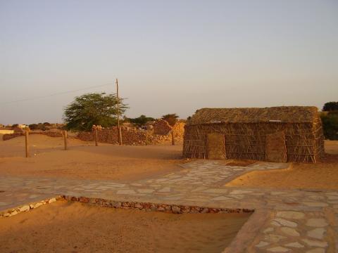 3.	Vista de albergue en Chinguetti, Mauritania