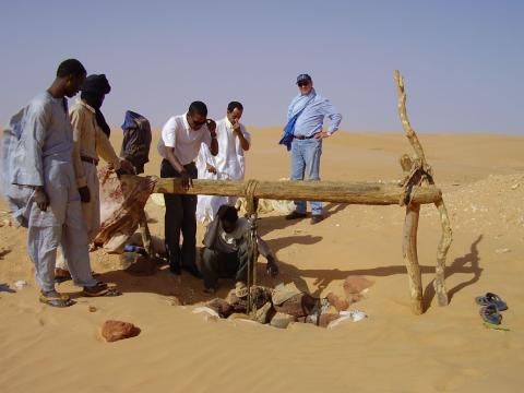 5.	Imágenes del pozo de Chinguetti, Mauritania