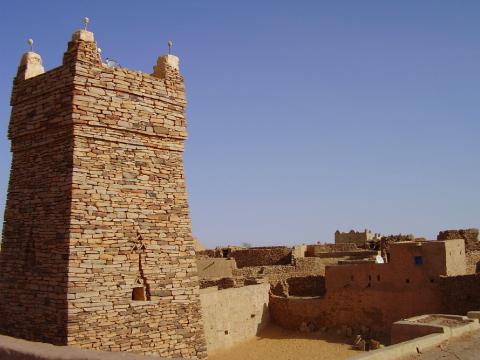 18.	Imagen de la mezquita en Chinguetti, Mauritania