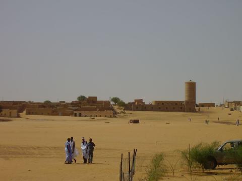 26.	Vista de la ciudad de Chinguetti