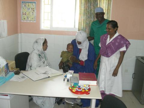4. Imágenes del Hospital de Nouadhibou en Mauritania