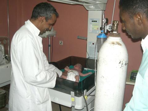 7. Imágenes del Hospital de Nouadhibou en Mauritania