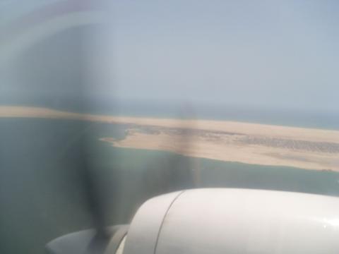 1. Vista aérea de la costa de Mauritania