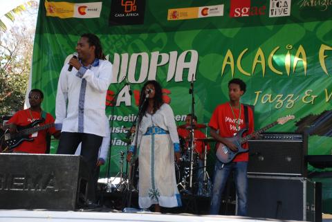 5. Actuación de Ethiocolor en el programa Ethiopia vis a vis organizado por Casa África