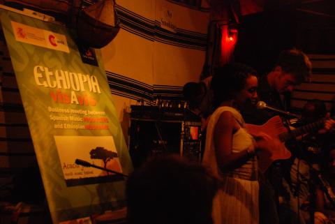 12. Actuación de Munit Mesfin & Jörg Pfeil en el programa Ethiopia vis a vis organizado por Casa África