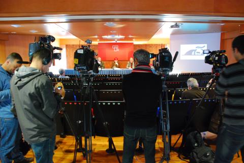 6. Medios en la Presentación del Festival de Cine de Las Palmas de Gran Canaria en Casa África