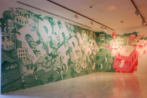 14. Montaje de la exposición Gráffica
