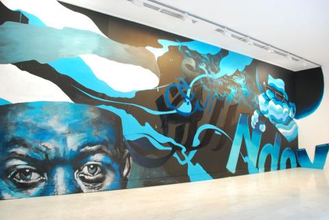 19. Montaje de la exposición Gráffica