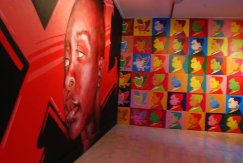 20. Montaje de la exposición Gráffica