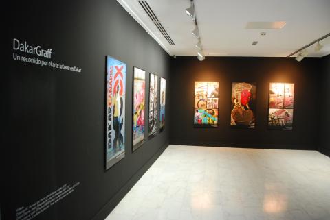 22. Salas de exposición en Casa África. Gráffica