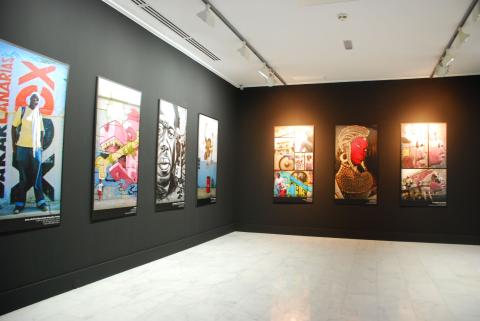 23. Salas de exposición en Casa África. Gráffica