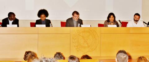 8. Mesa de presentación del Cuaderno Africano Si hablas de nosotros