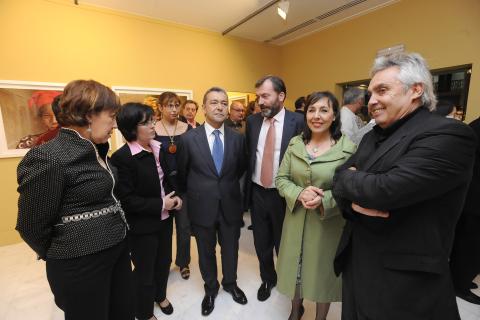 18. Paulino Rivero -Presidente del Gobierno de Canarias- en la inauguración de la exposición Soutoura en Casa África