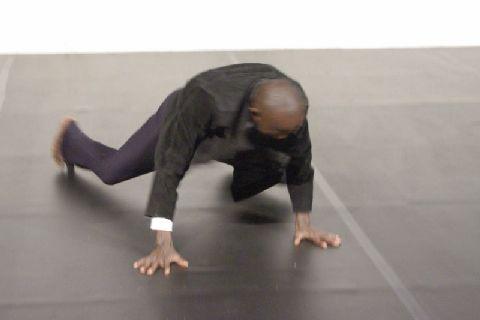 2. Ahmed Soura -bailarín de Burkina Faso- en la residencia coreográfica en La Gomera