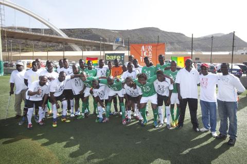 1. Final entre Senegal y Ghana de la Copa África de Fútbol de África Vive