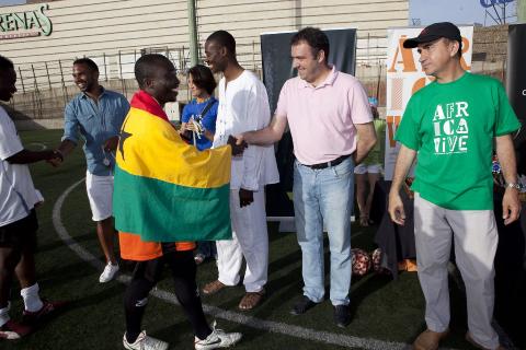 21. Entrega de premios en la Final entre Senegal y Ghana de la Copa África de Fútbol de África Vive