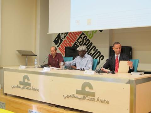 12. Alain Mabanckou en Casa Árabe en Madrid con el programa de Literatura Letras Africanas de Casa África