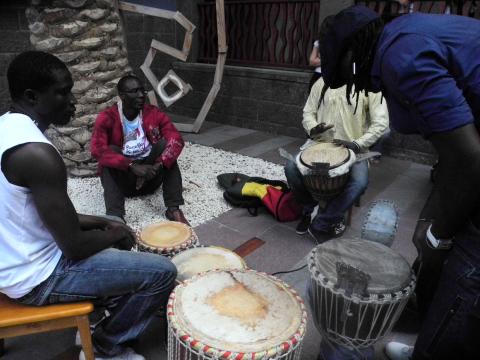 2. Taller de danza y percusión africanas en Casa África el Día de África, África Vive 2012