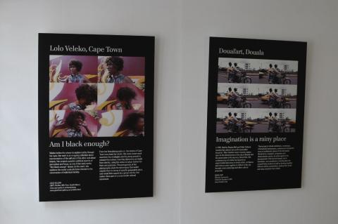 1. Exposición-proyecto audiovisual  Africalls? en la Fundación Nubuke en Accra (Ghana)