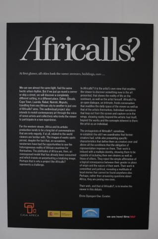 3. Exposición-proyecto audiovisual  Africalls? en la Fundación Nubuke en Accra (Ghana)
