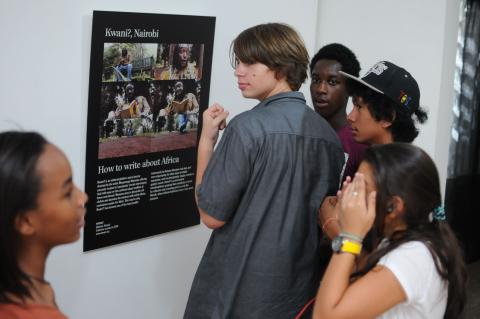 8. Exposición-proyecto audiovisual  Africalls? en la Fundación Nubuke en Accra (Ghana)