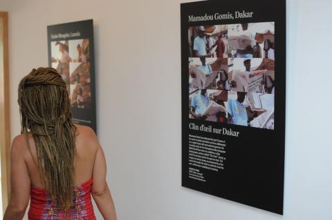 13. Exposición-proyecto audiovisual  Africalls? en la Fundación Nubuke en Accra (Ghana)