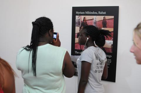 14. Exposición-proyecto audiovisual  Africalls? en la Fundación Nubuke en Accra (Ghana)