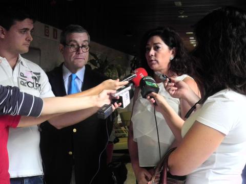 12. Declaraciones de Beatriz Barrera (Presidenta de la ZEC) tras la reunión con antiago Martínez-Caro (Director General de Casa África)