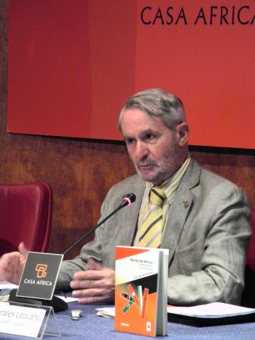 5. Presentación del libro Norte de África: rebeliones y opciones políticas en Casa África, por Víctor Morales Lezcano (editor de la obra)