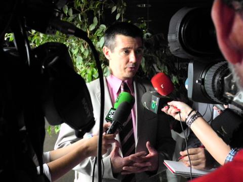 3. Entrevista previa al acto a Henri-Bernard Solignac-Lecomte, Director de la Unidad para Europa, Oriente Medio y África del Centro de Desarrollo de la OCDE