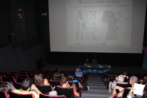 4. Imágenes del Ciclo de Cine Forum, África Sostenible en Las Palmas de Gran Canaria