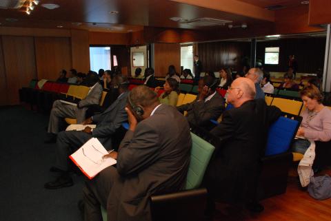 6. Imagen del aforo en el Auditorio Nelson Mandela en Casa África durante las jornadas