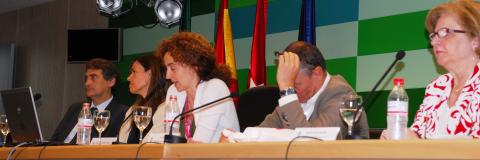 1. Mesa de presentación del VIII Congreso Ibérico de Estudios Africanos (CEIA8º)