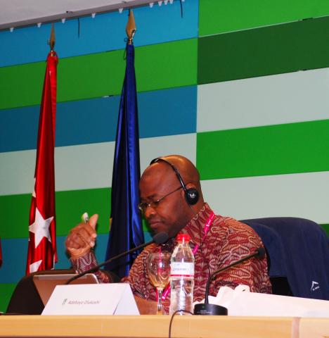 14. Imagen de Adebayo Olukoshi, Director del Instituto Africano para el Desarrollo y Planificación