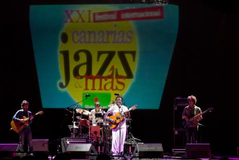 22. Actuación de Blick Bassy en el Festival de Jazz en Las Palmas de Gran Canaria
