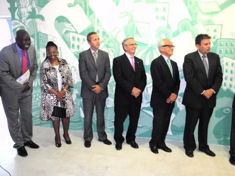 6. Embajadores africanos asistentes a la Acto de la firma del Memorándum entre Casa África y la OMT