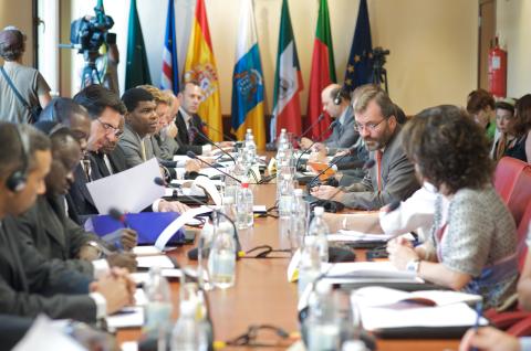 3. Imagen de la I Reunión del Espacio Atlántico Euroafricano celebrada en Casa África
