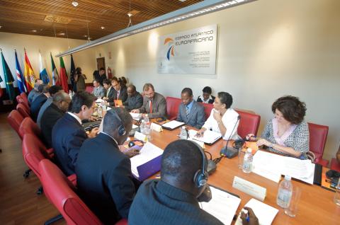 5. Imagen de la I Reunión del Espacio Atlántico Euroafricano celebrada en Casa África