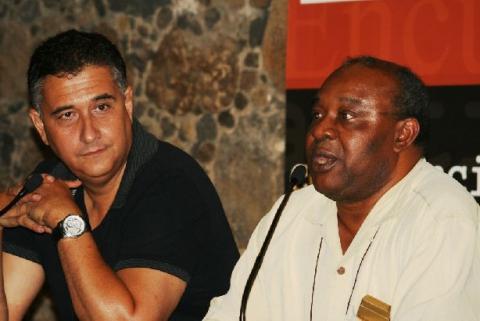12. Participación de Donato Ndongo (Guinea Ecuatorial) con Alfonso González Jerez en el SILA, 2009