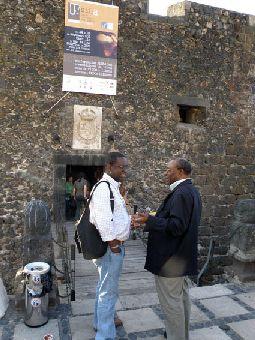 26. Imagen de Landry Wilfrid Miampika (República del Congo) en su participación en el SILA, 2009