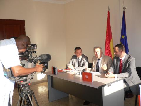 55. Acto de presentación de la exposición 3+3, África Plural en Guinea Bissau