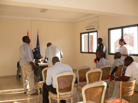 58. Acto de presentación de la exposición 3+3, África Plural en Guinea Bissau
