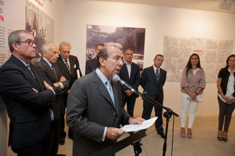4.  Inauguración de la exposición Munich 1962, El 'contubernio' de la concordia en el Centro de Arte Contemporáneo Juan Ismael, Fuerteventura