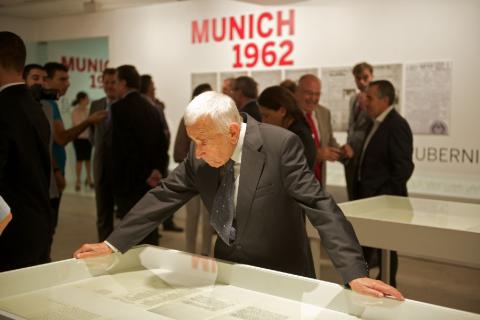7.  Inauguración de la exposición Munich 1962, El 'contubernio' de la concordia en el Centro de Arte Contemporáneo Juan Ismael, Fuerteventura